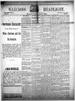 Waycross headlight, Jun. 1, 1887