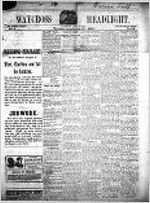 Waycross headlight, Jul. 27, 1887