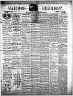 Waycross headlight, Aug. 31, 1887