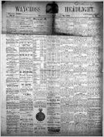 Waycross headlight, Nov. 23, 1887