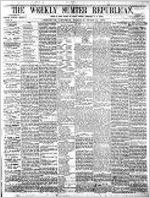The Weekly Sumter republican, Jun. 24, 1870