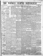 The Weekly Sumter republican, Dec. 2, 1870