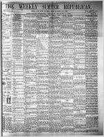 The Weekly Sumter republican, Mar. 8, 1878