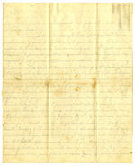 Letter to "Son" signed "Mother"