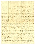 Letter from William A. Mitchell to his friend A. J. Rockrode, near Marietta, Georgia