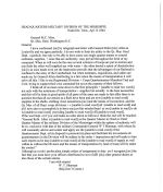 Letter from General William Tecumseh Sherman to Quartermaster General, Washington, D.C., (original available, see box 1, folder 20)