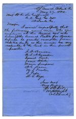 Special Order Number 75, Georgia Militia, leave of absence for arsenal employees, (Confederate)