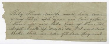 Letter, C.W.G. Roe to Betsy