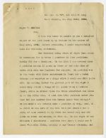 Letter (typed copy): Francis DeGress describing battle participation