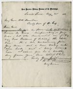 Letter, Letter of recommendation, W.T. Sherman to Sheridan (copy)