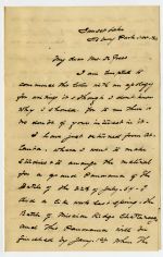 Letter, Theodore R. Davis to Mrs. Francis DeGress