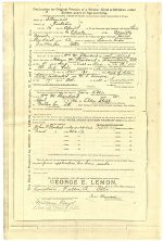 Pension application (copies)