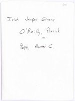 Irish Jasper Greens index