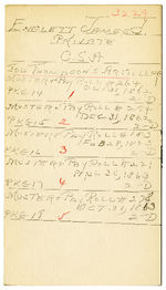 Personal name index: Englett, James J.-Flowers, H.D.