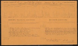 Company Returns, Co A 1st GA Regiment, package 2-B, 3; item(s) 3007