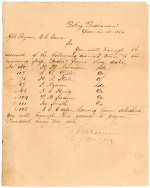 Accounts, deaths, deserters, sick, and returns, package 3-E, 11-16