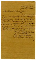 Letters regarding financial matters and receipts, package 3-F, 17-22