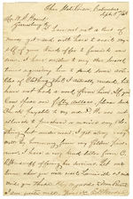 E.D. Warden letters, 1863