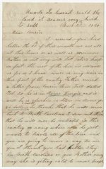 O.W. Lowe papers, 1860-1865