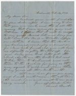 Sarah Hunt letter 1862 February 14