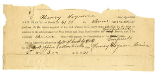 Confederate States. Post Office