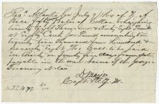 Miscellaneous. Correspondence, Bonds, Orders, Claims, Receipts, Affidavits