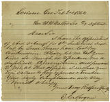 Georgia. Confederate. State Officials. H. H. Waters Secretary Executive Department of Georgia, 1864