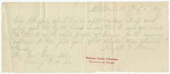 Governor Joseph Brown papers