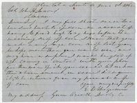 John Basil Lamar correspondence, 1862 June