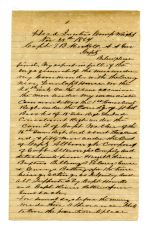 Civil War Correspondence, 1864 November 23