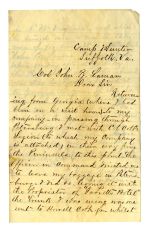 Civil War Correspondence, undated
