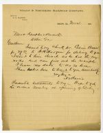 Harris, Nathaniel Edwin. Letters