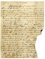 Hill, Benjamin Harvey. Letters