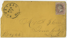 A.B. Cree letters to his wife, 1865