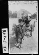 [Photograph of Wesley Wiley and dog, Baker County, Georgia, 1940 or 1941]