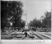 [Photograph of the city cemetery, Milledgeville, Baldwin County, Georgia]