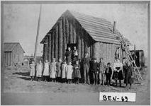 [Photograph of the first school in Fitzgerald, Ben Hill County, Georgia, 1895]