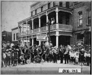[Photograph of political rally for gubernatorial race of 1906, Fitzgerald, Ben Hill County, Georgia, 1906]