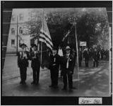 [Photograph of Veterans from Fitzgerald leading a parade, Ben Hill County, Georgia, ca. 1908]