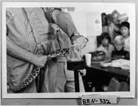 [Photograph of a rattlesnake being milked, Fitzgerald, Ben Hill County, Georgia, 1974 Feb. 9]