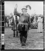 [Photograph of Alfred Ross Willingham, Sr. in his Hernando De Soto costume, Macon, Bibb County, Georgia, 1923 May 9]