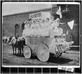 [Photograph of a horse-drawn wagon in parade supporting prohibition, Hawkinsville, Pulaski County, Georgia, 1915]