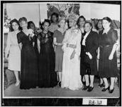 [Photograph of a group of African-American women who operated a United Service Organization, Macon, Bibb County, Georgia, ca. 194-]