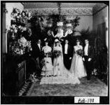 [Photograph of Leon and Hazel Willingham and their wedding party, Macon, Bibb County, Georgia, ca. 1909]