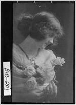 [Photograph of woman in dress, Bibb County, Georgia]
