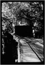 [Print from color slide of Lowry Bridge, Bartow County, Georgia, ca. 1975]