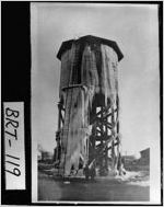 [Photograph of water tower, Adairsville, Bartow County, Georgia, 1947]