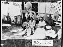 Making hand-tufted bedspreads, U.S. 41, Ga.