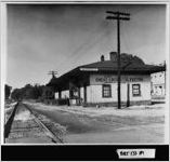 [Photograph of the Adairsville Railroad Station, Adairsville, Bartow County, Georgia, ca. 1970]