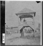 [Photograph of a bandstand and a well, Winder, Barrow County, Georgia, 1889]